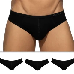 Lot de 3 Slips Bikini Basic Noirs