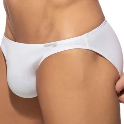 Lot de 3 Slips Bikini Coton Blanc - Bleu Marine - Gris