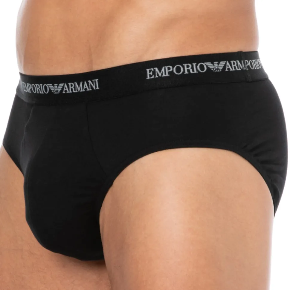 Lot de 3 Slips Core Logoband Noirs