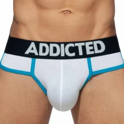 Lot de 3 Slips Second Skin Blanc - Marine - Bleu Roi