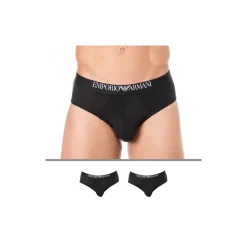 Lot de 2 Slips Soft-Touch Bamboo Viscose Noirs