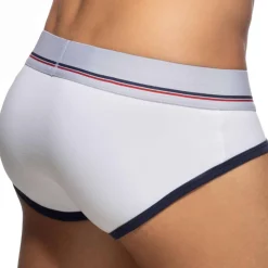 Lot de 3 Slips Tommy Coton Bleu Marine - Blanc - Rouge