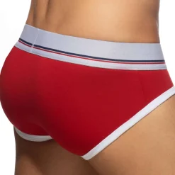 Lot de 3 Slips Tommy Coton Bleu Marine - Blanc - Rouge