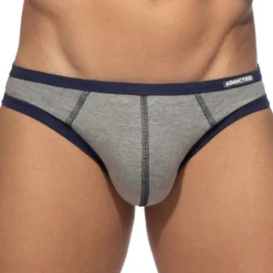 Lot de 3 Slips Twink Coton Orange - Gris - Kaki