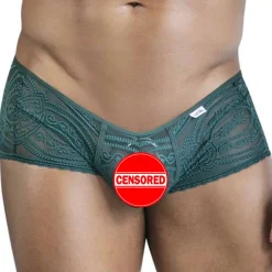 Mini Boxer Dentelle Vert