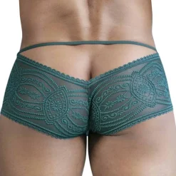 Mini Boxer Dentelle Vert