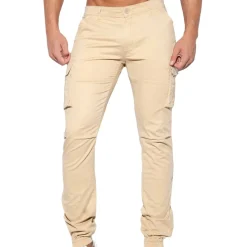 Pantalon Cargo Beige