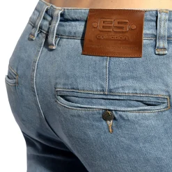 Pantalon Cargo Jeans Bleu Indigo