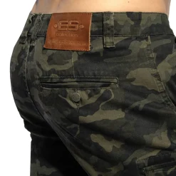 Pantalon Cargo Jeans Camouflage Kaki