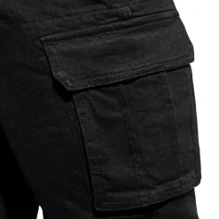 Pantalon Cargo Jeans Noir
