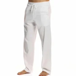 Pantalon en Lin Blanc