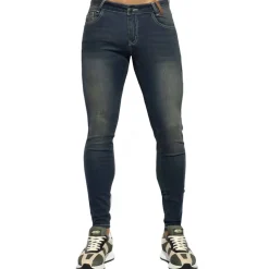 Pantalon Jeans Slim Fit Bleu Marine