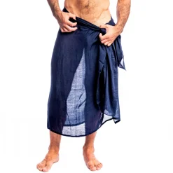 Paréo Calypso Bleu Marine