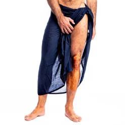 Paréo Calypso Bleu Marine