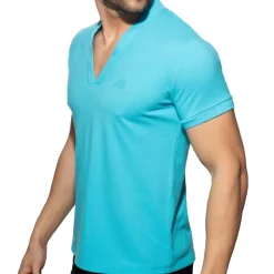 Polo Col V AD Turquoise