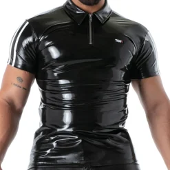 Polo en Latex Seconde Peau Noir