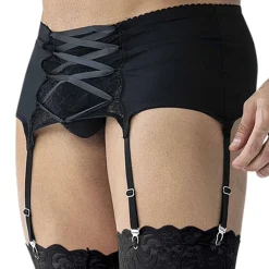 Porte-Jarretelle Crossed R4VAGE Noir