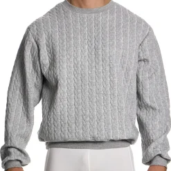 Pull Cable Knit Gris