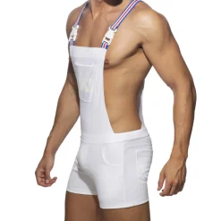 Salopette AD Coton Blanc