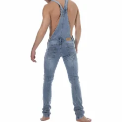 Salopette Longue Jeans Bleu Indigo