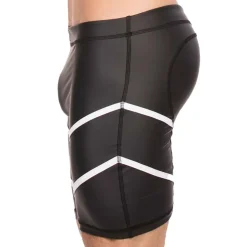Short Biker Nuru Noir - Blanc