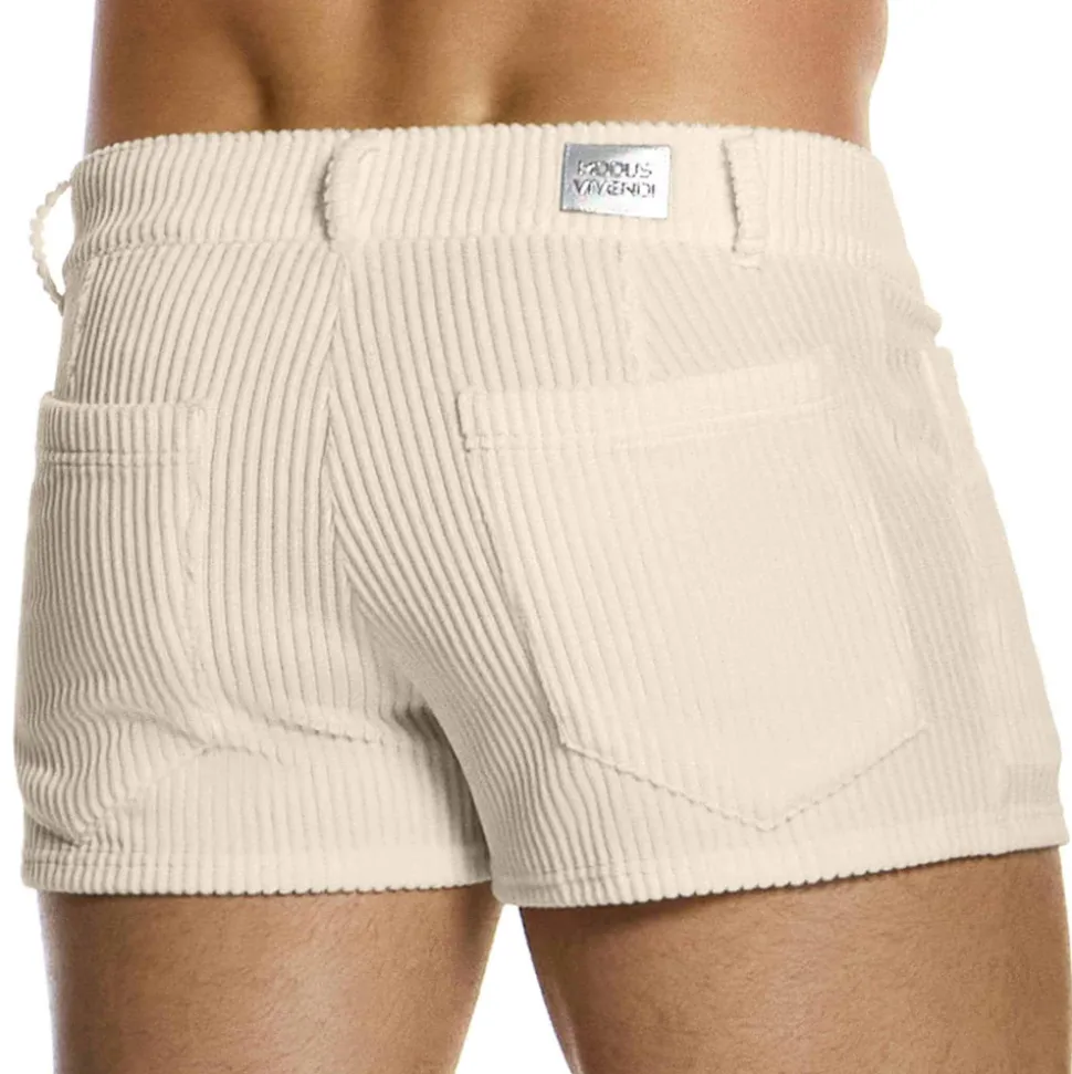Short Corduroy Blanc Cassé