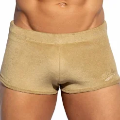 Short Coton Eponge Ocre