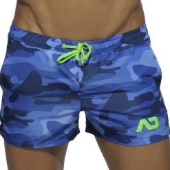 Short de Bain Camouflage Marine