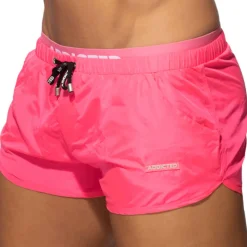 Short de Bain Double Waistband Rose