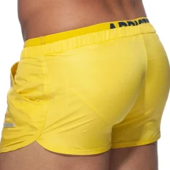 Short de Bain Double Waistband Jaune