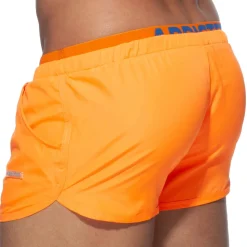 Short de Bain Double Waistband Orange