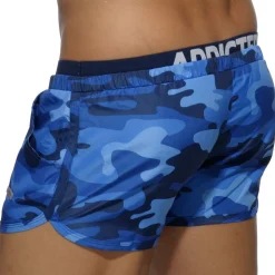 Short de Bain Double Waistband Camouflage Marine