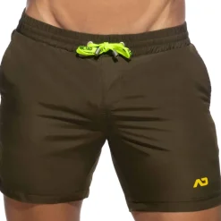 Short de Bain Long Basic Kaki