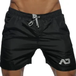 Short de Bain Long Basic Noir