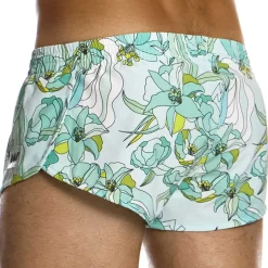 Short de Bain Mini Art Nouveau Menthe