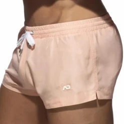 Short de Bain Mini Basic Rose Pâle
