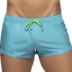 Short de Bain Mini Basic Bleu Turquoise