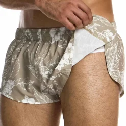 Short de Bain Mini Floreale Sable