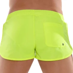 Short de Bain Mini Neon Jaune Fluo