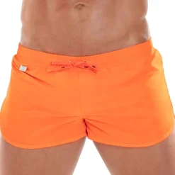 Short de Bain Mini Neon Orange Fluo