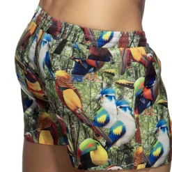 Short de Bain Oiseaux Exotiques