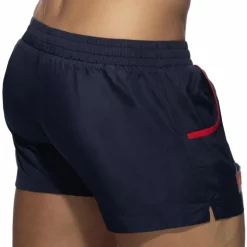 Short de Bain Rainbow Tape Bleu Marine