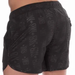 Short de Bain Rétro Noir