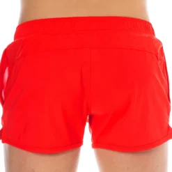 Short de Bain Sport Rouge