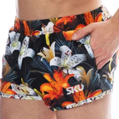 Short de Bain Tropical Summer Noir