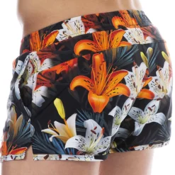 Short de Bain Tropical Summer Noir