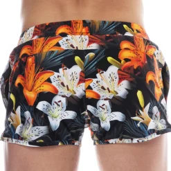 Short de Bain Tropical Summer Noir