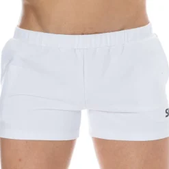 Short de Sport Coton Blanc