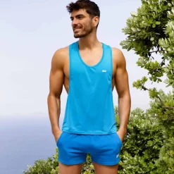 Short de Sport Coton Bleu Roi