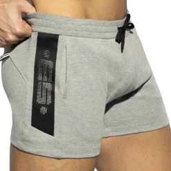 Short de Sport First Class Gris Chiné
